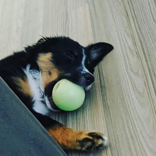 Chew King by Mammoth Set of 2 Glowing Fetch Ball, Durable Bouncy Interactive Toy for Pets & Dogs, Lightweight, 3 Inch, Fits Ball Launcher