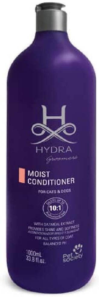Hydra Professional Moisturizing Dog Conditioner, Oatmeal Hair Conditioner for Dogs and Cats, Suitable for All Breeds and Coat Types, Promotes Shine