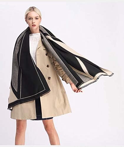 Jeelow Womens Pashmina Shawl Wrap Scarf - Elegant Dressy Evening Poncho Cape for Formal and Wedding Outfits