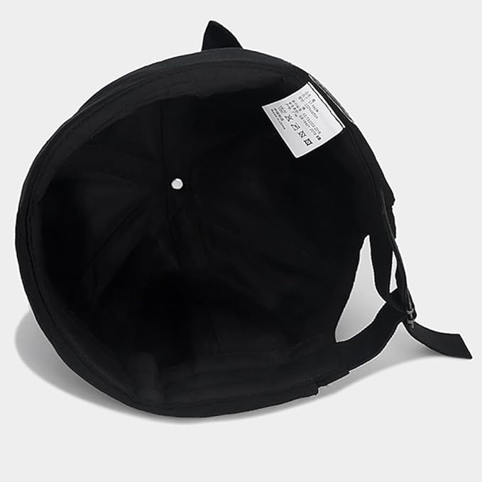 Malaxlx Cat Ear Docker Cap for Women Men – Brimless Cotton Sailor Beanie Skull Cap