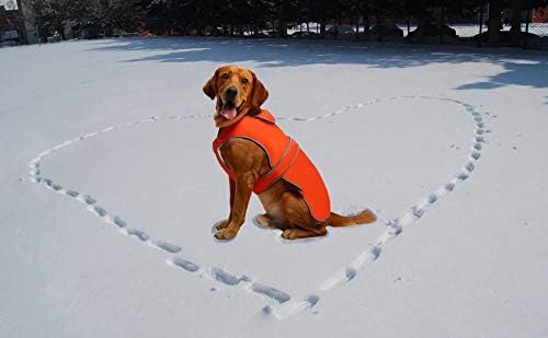 MIGOHI Warm Dog Coat Winter Dog Jacket,Waterproof Cold Weather Coats for Dogs,Fleece Jacket for Small Medium Large Dogs,Reflective Thick Fleece Vest with Leash Hole