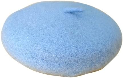 Dog Beret Hats Cats Hats Fashion Four Seasons Funny Wool Winter Pet Hat (Blue)