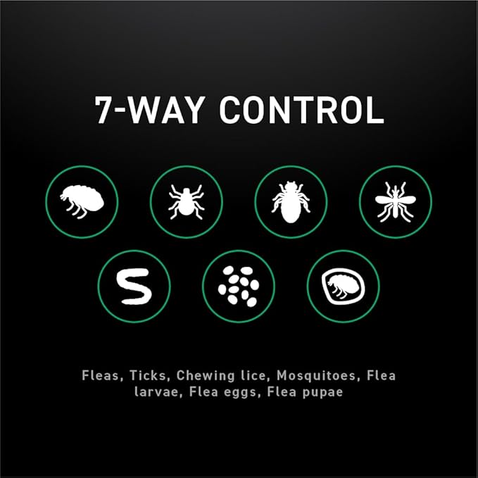 NEXTSTAR Flea and Tick Prevention for Dogs, Repellent & Control, Fast Acting Waterproof Topical Drops, Flea and Tick Prevention for Large Dogs, 1 Monthly Dose