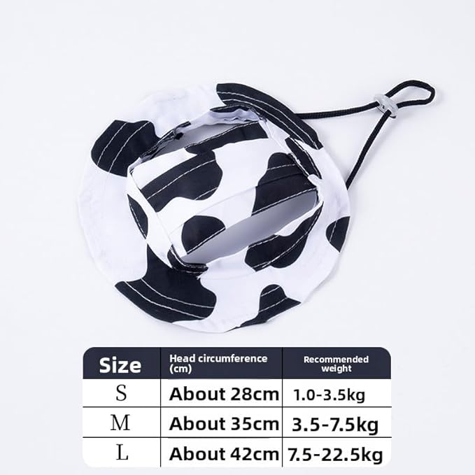 Dog Cat Sunshade Anti-strangle Hat Exposed Ears Adjustable Rope Buckle Bucket Hat Pet Supplies (S,Green)