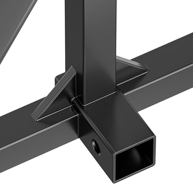 3 Point Trailer Hitch with 2" Receiver for Category 1, 3 Pt Tractor, Heavy Duty Quick Hitch Drawbar Adapter for John Deere,Yanmar, Kioti, Kubota, NorTrac, Cat, BX, LM25H, WLM Tractor (Black)