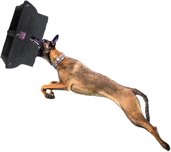 Durable Dog Bite Wedge Tug Toy, Nylon Fabric, Suitable for Small to Medium Dogs, Pillow, K9, Sleeves, Toys (Black)