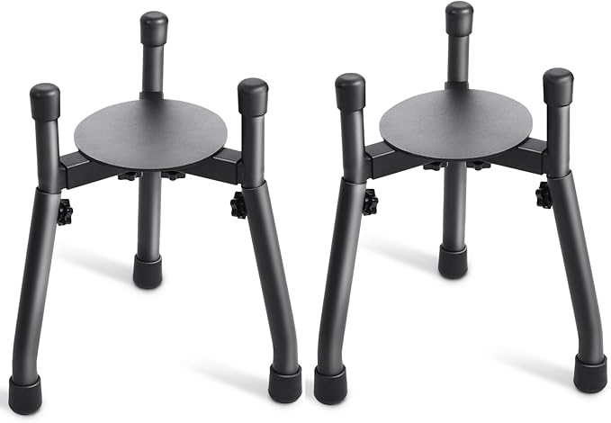 Elevated Dog Bowls [ 2 Pack ], Adjustable Metal Raised Raised Dog Bowl Stand for Medium & Large Dogs, Adjustable Wide 6.3"-10.2",3 Height Adjustment(Bowl Not Included)