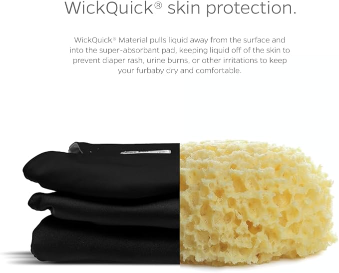 Pet Parents® Washable Belly Bands for Male Dogs (3pack) + Extendrs® of Durable Dog Diapers Male, Premium Male Dog Diapers & Dog Wraps (Medium, Black)