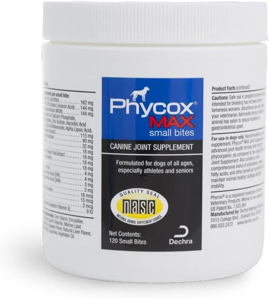 MAX Dog Joint Supplement Small Bites, 120 ct