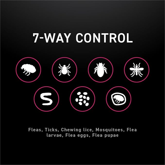 NEXTSTAR Flea and Tick Prevention for Cats, Repellent and Control, Fast Acting Waterproof Topical Drops, Flea Prevention for Cats Over 3.5 lbs, 3 Monthly Doses