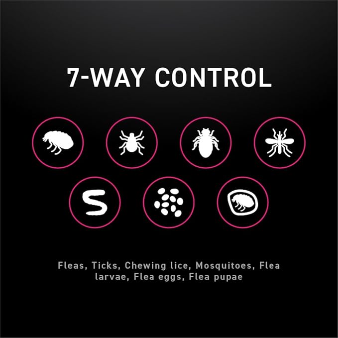 NEXTSTAR Flea and Tick Prevention for Cats, Repellent and Control, Fast Acting Waterproof Topical Drops, Flea Prevention for Cats Over 3.5 lbs, 1 Month Dose