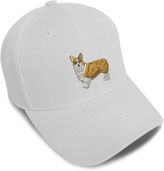 Baseball Caps for Men & Women Embroidered Pembroke Welsh Corgi Dog B Embroidery Ladies & Men Baseball Hats