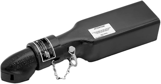 Ft. Knox Bulldog Sliding Collar Trailer Coupler Lock, Heavy Duty Steel Hitch Lock, Fits 2 Inch and 2-5/16 Inch Bulldog Couplers, Bolt Cutter and Crowbar Proof, Made in USA
