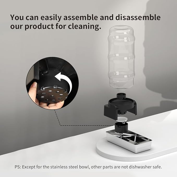 PAKEWAY 1 Gallon / 3.8L Automatic Gravity Dog Water Bowl Dispenser, Stainless Steel Large Capacity Pet Waterer with 3 Filters for Small to Medium Dogs and Cats