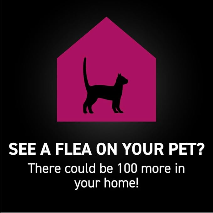 NEXTSTAR Flea and Tick Prevention for Cats, Repellent and Control, Fast Acting Waterproof Topical Drops, Flea Prevention for Cats Over 3.5 lbs, 6 Monthly Doses