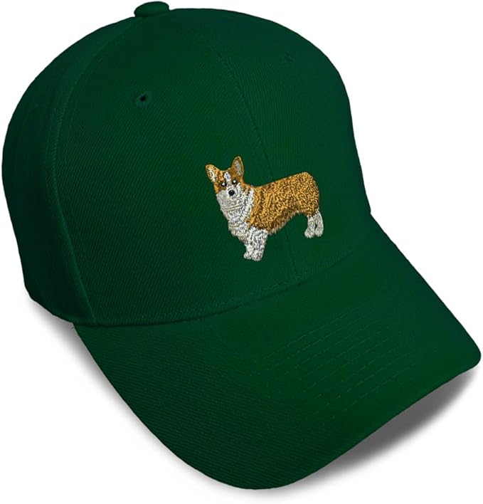 Baseball Caps for Men & Women Embroidered Pembroke Welsh Corgi Dog B Embroidery Ladies & Men Baseball Hats