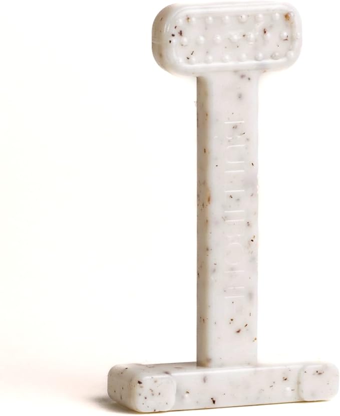 Bullibone Nylon Dog Chew Toy Nylon Bone - Improves Dental Hygiene, Easy to Grip Bottom, and Permeated with Flavor (Bacon, Small - Single)