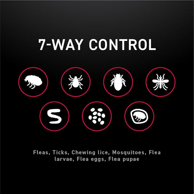 NEXTSTAR Flea and Tick Prevention for Dogs, Repellent & Control, Fast Acting Waterproof Topical Drops, Extra-Large Dog Flea & Tick Control, 6 Monthly Doses