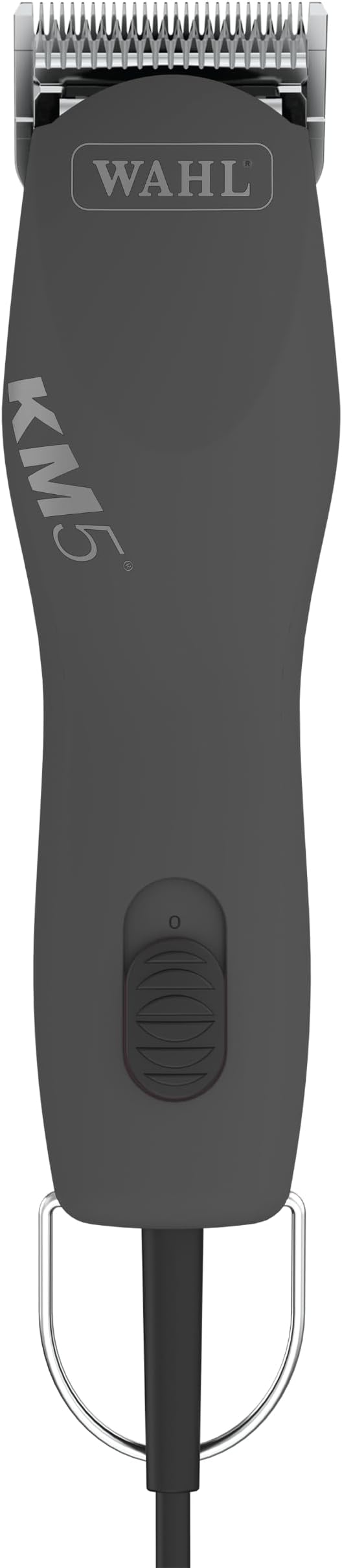 Wahl Pro Animal Curly Coat - KM 2-Speed Pro Clipper - Cat & Dog Grooming Clipper for Pet Care - Great for Poodles & Golden Doodles - Includes 2 Stainless Steel Guide Combs - Gunmetal