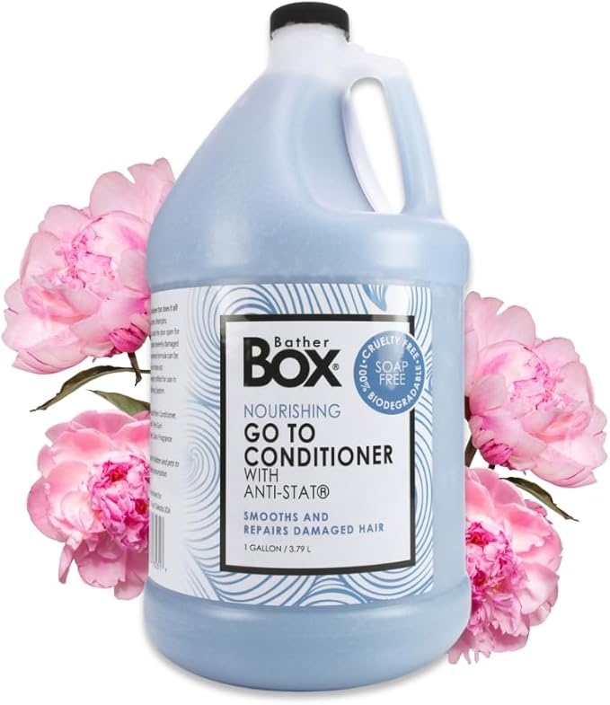 Go to Dog Conditioner, 1 Gallon - Professional Grooming Grade, Detangles and Eliminates Static, Calms Dry Itchy Irritated Skin and Repairs Damaged Hair