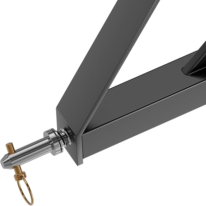 3 Point Trailer Hitch with 2" Receiver for Category 1, 3 Pt Tractor, Heavy Duty Quick Hitch Drawbar Adapter for John Deere,Yanmar, Kioti, Kubota, NorTrac, Cat, BX, LM25H, WLM Tractor (Black)