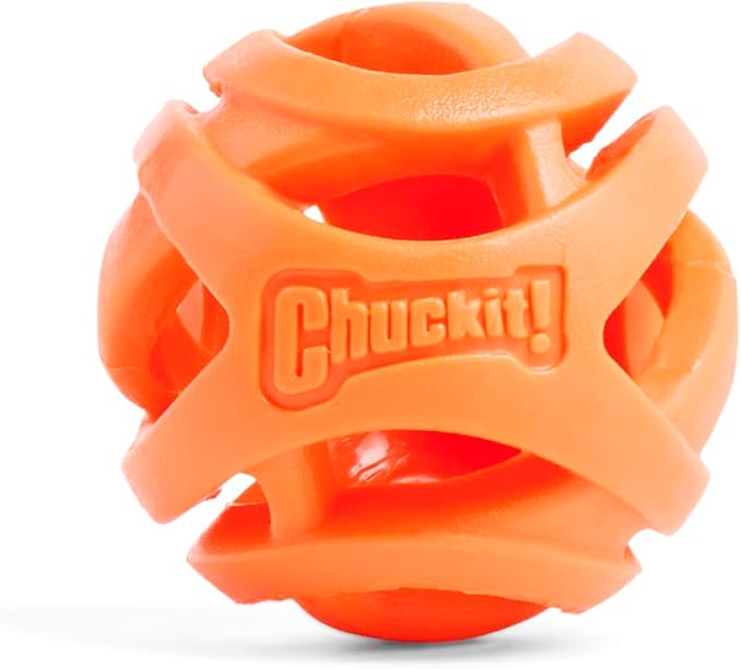 Chuckit! Air Fetch Ball Dog Toy - Size Large - For Dogs 60-100 lbs - Bouncy and Durable - Hollow Design - 3-inch Diameter - Pack of 1
