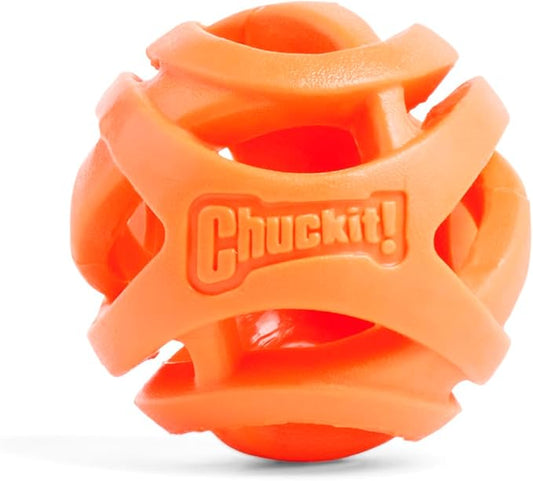 Chuckit! Air Fetch Ball Dog Toy - Size Large - For Dogs 60-100 lbs - Bouncy and Durable - Hollow Design - 3-inch Diameter - Pack of 1