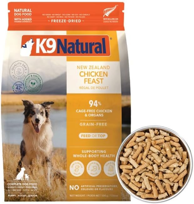 K9 Natural Grain-Free Freeze-Dried Dog Food Chicken 1.1lb