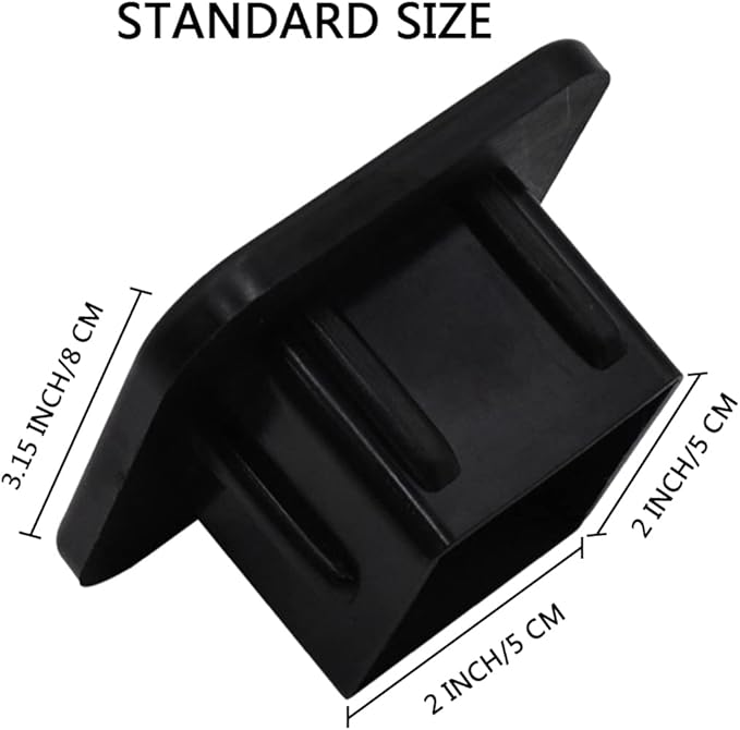 Swono Ghost Hitch Cover 2" Halloween Ghost with Big Shadow Rubber Receiver Tube Hitch Plug Truck Receivers Hitch Covers, Trailer Hitch Tube Cover Plug Cap