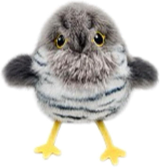 Flapping Bird Cat Toy with Catnip - Interactive Touch Activated Kicking Toy, Lifelike Chirping Sound & Flapping Wings for Indoor Cats, Rechargeable Kitten Toy (Cuckoo)