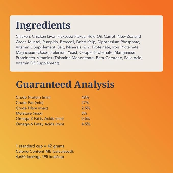 K9 Natural Freeze-Dried Dog Food Chicken Feast 8lb