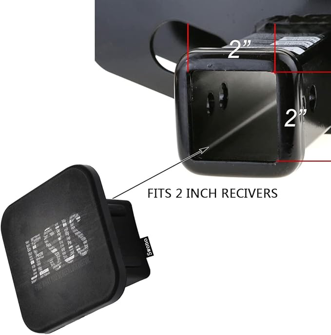 Swono Lettering Jesus Hitch Covers 2 Inch Find What You've Been Looking for Rubber Receiver Tube Hitch Plug for Men, Christian Bible Verse Square Hitch Box Cover Towing Hitch Plug Covers for Women