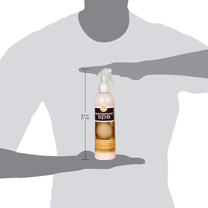 Best Shot Scentament Spa Botanical Body Splash, Body Spray Conditioner for Pets, Cat and Dog Cologne Spray, Alcohol-Free, Ready-to-Use Detangler Spray, Pina Colada, 8 Oz.