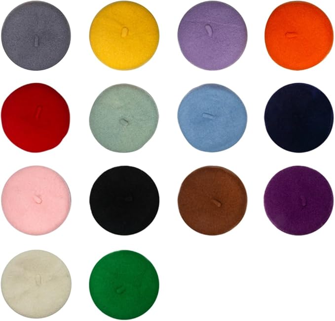 Dog Beret Hats Cats Hats Fashion Four Seasons Funny Wool Winter Pet Hat (Light Green)