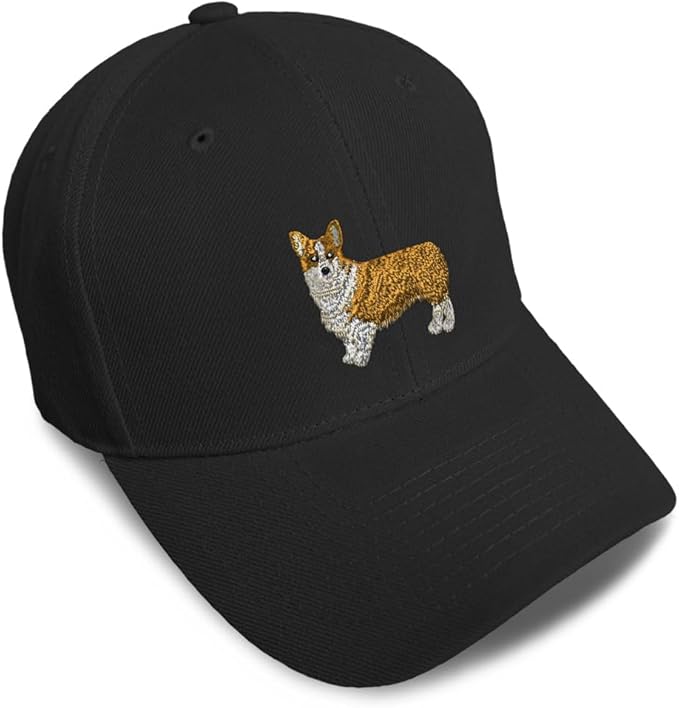 Baseball Caps for Men & Women Embroidered Pembroke Welsh Corgi Dog B Embroidery Ladies & Men Baseball Hats
