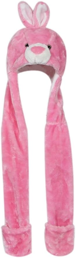 Plush Novelty Animal Hat: One Size Fits All Adults & Children/Soft, Warm Beanie Hat