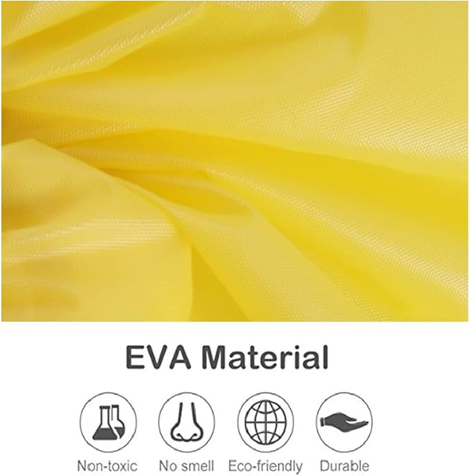 Rain Poncho Raincoats for Adults Reusable - 2-5 Pack EVA Waterproof Rain Coat with Hood, Rain Gear for Women Men