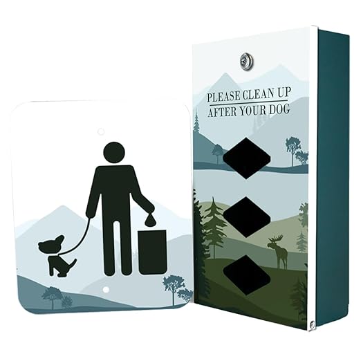ZERO WASTE USA - Rust Proof Aluminum Dog Waste Station for Roll Bags (Most Popular Bags) - Free 400 Waste Bags & 25 can Liners - Over 500k Sold in USA (Mountain Landscape | Matte Green)