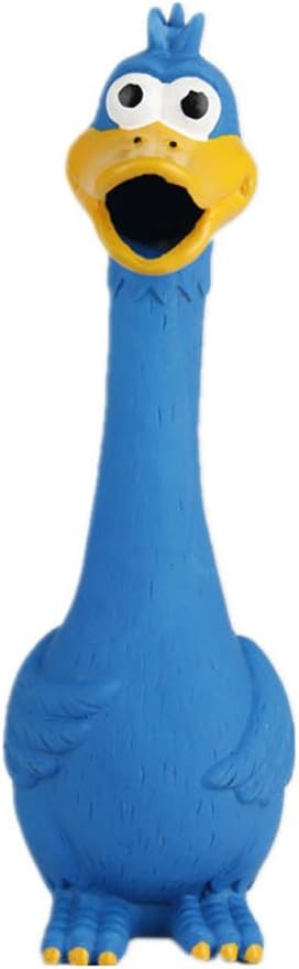 Tamu style Rubber Chicken Squeaky Dog Toys for Small, Medium or Large Pet Breeds, Play Fetch, Reduce Separation Anxiety