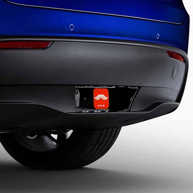 Tow Hitch Covers Christmas Santa, Funny Christmas Santa Mustache Laugh Auto 2 Inch Trailer Hitch Cover Plug Cap Insert Receiver Tube Hitch Covers for Most Cars Trucks SUVs