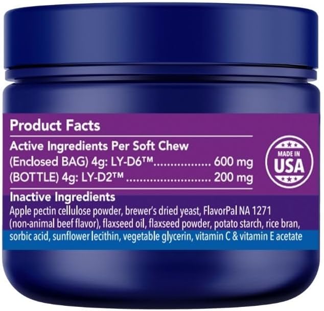 Soft Chew - Dog Supplement for Brain, Heart & Muscle Health, Supports Longevity, Veterinarian-Formulated with NAD+ & Senolytic, Patent-Pending Formula, 31 Chews, Small/Medium Breed