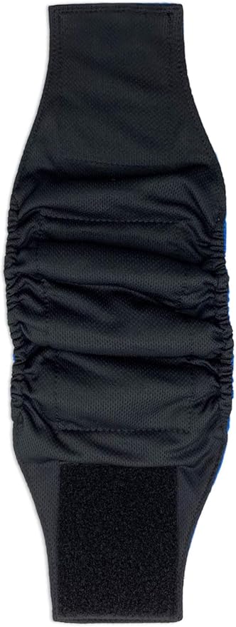 Paw Inspired 2-Count Reusable Male Dog Wraps, Washable Diapers for Male Dogs, Belly Bands for Incontinence, Surgery, Male Marking (XL Size, Assorted Colors with Black Lining, Pack of 2)