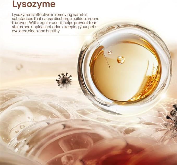 HICC PET Eyes Wipes for Dogs & Cats Upgraded Pro Version, Vet-Recommended Dog Eye Wipes Hypoallergenic, Dog Tear Stain Remover, Remove Debris, Mucus & Discharge - 100ct, Unscented