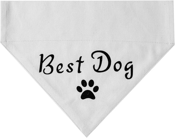 Best Dog Dog Wedding Bandana Collar, Adjustable Engagement Pet Bandana with Quick Release Buckle & D-Ring for Dogs & Cats
