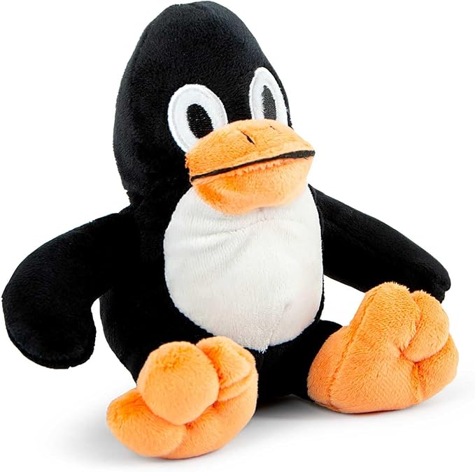 Jeffers Pet Plush Dog Toy with Squeaker, Black Penguin 6" - Soft Crinkle Fabric, Safe & Durable, Healthy Fun for Small & Medium Dogs, Interactive Play, Fetch, Tug - Best Gift for Active Games