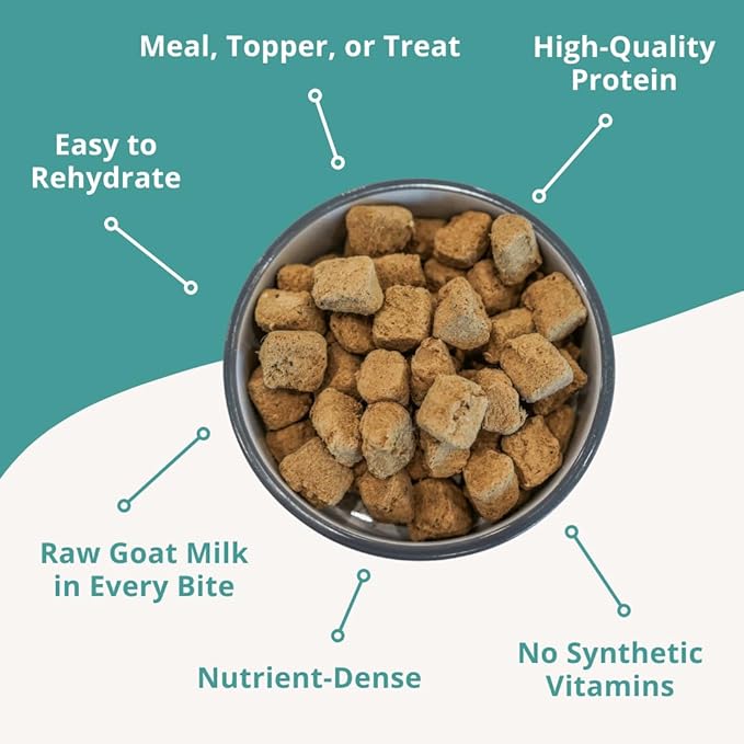 Steve's Real Food Freeze-Dried Raw Nuggets - Lamu Recipe - Raw Pet Food for Dogs and Cats - 20 oz
