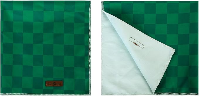 Lionet Paws Christmas Dog Bandana Washable Cotton Borwn Handkerchief Scarf Triangle Floral Oxalis Bandana for Medium Large Dogs Girl Boy