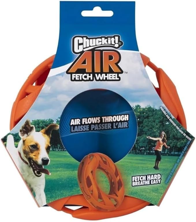 Chuckit! Air Fetch Wheel Dog Toy, Orange