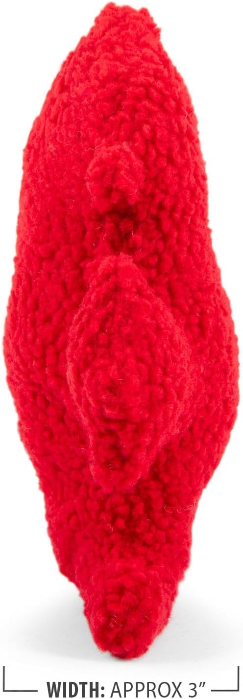 Jeffers Pet Plush Dog Toy with Squeaker, Fire Hydrant 8" - Soft Crinkle Fabric, Safe & Durable, Healthy Fun for Small & Medium Dogs, Interactive Play, Fetch, Tug - Best Gift for Active Games