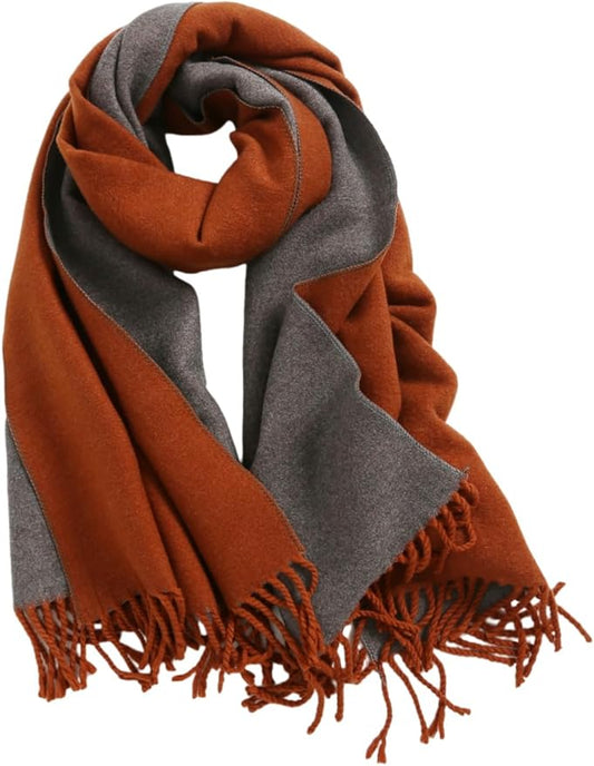 Jeelow Womens Pashmina Shawl Wrap Scarf - Elegant Dressy Evening Poncho Cape for Formal and Wedding Outfits